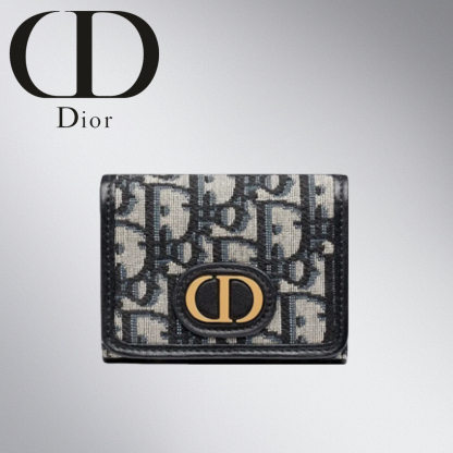 ミニ財布☆【DIOR】 30 MONTAIGNE コンパクト ウォレット