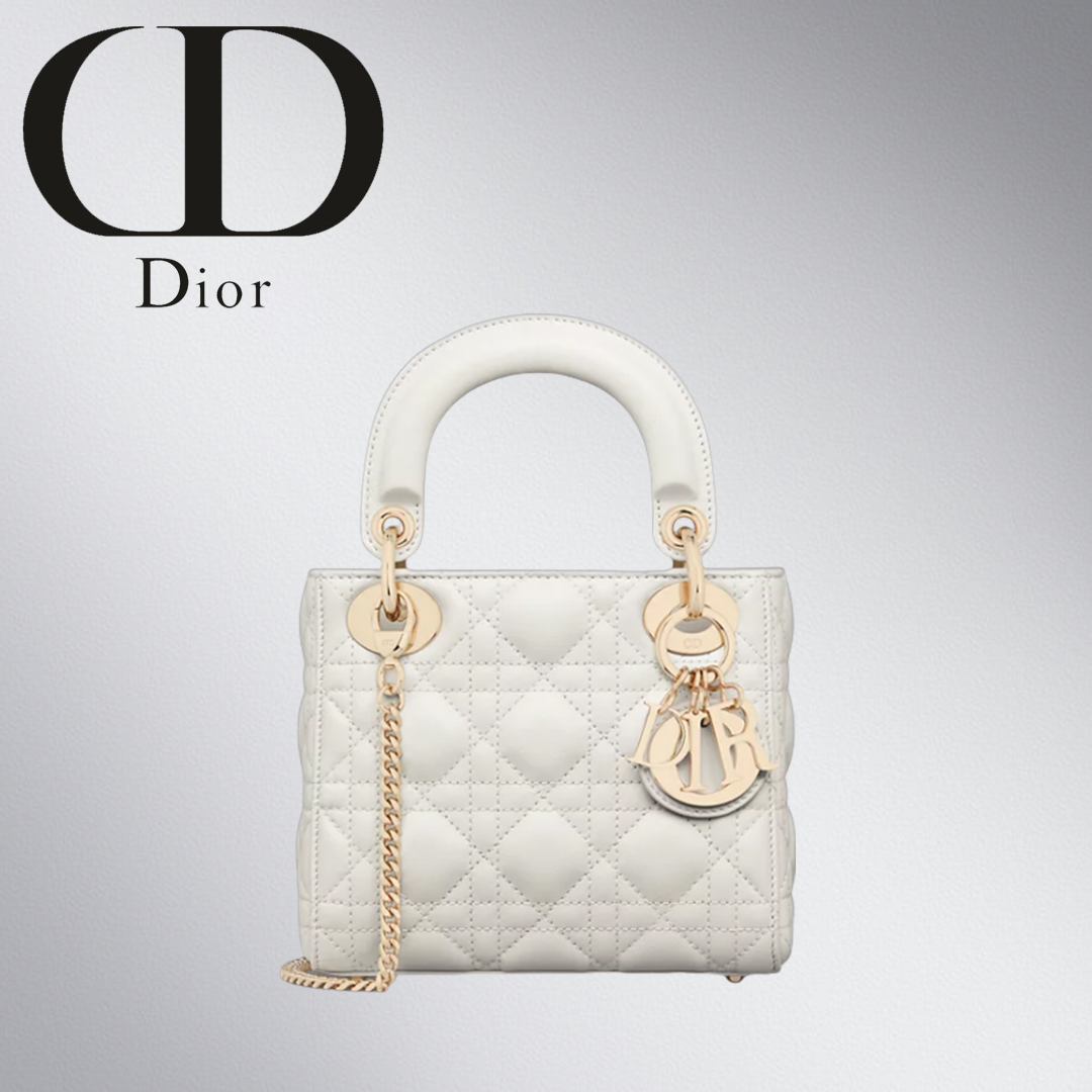 【Dior】 直営店買付・国内発送  LADY DIOR レディーディオール ミニ ハンドバッグ