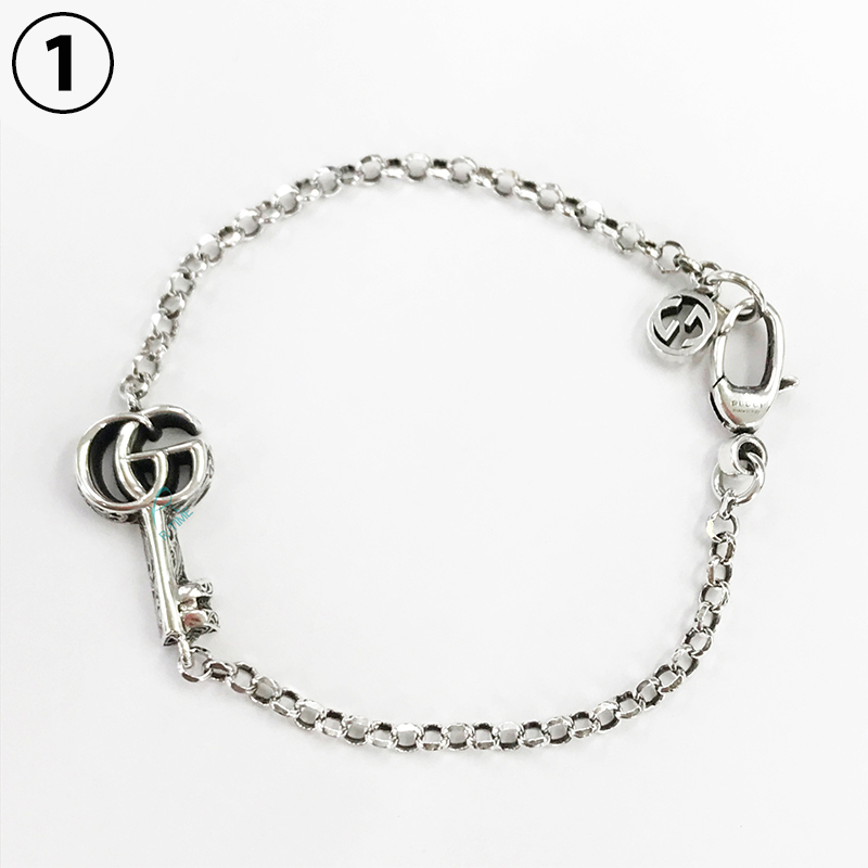 GUCCI ダブルG キー ブレスレット YBA632207001