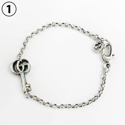 GUCCI ダブルG キー ブレスレット YBA632207001
