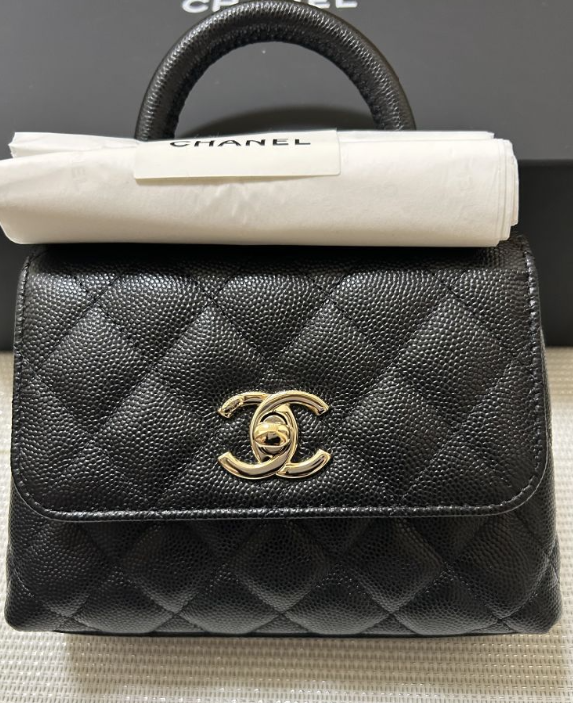 CHANEL《Newサイズ希少》シャネル ココハンドル 14.5