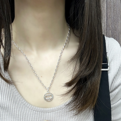 グッチ ネックレス メンズ レディース シルバー925 ドッピア