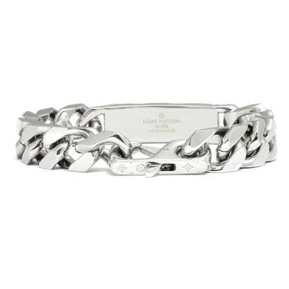 国内即発 Louis Vuitton LV チェーンブレスレット モノブラム
