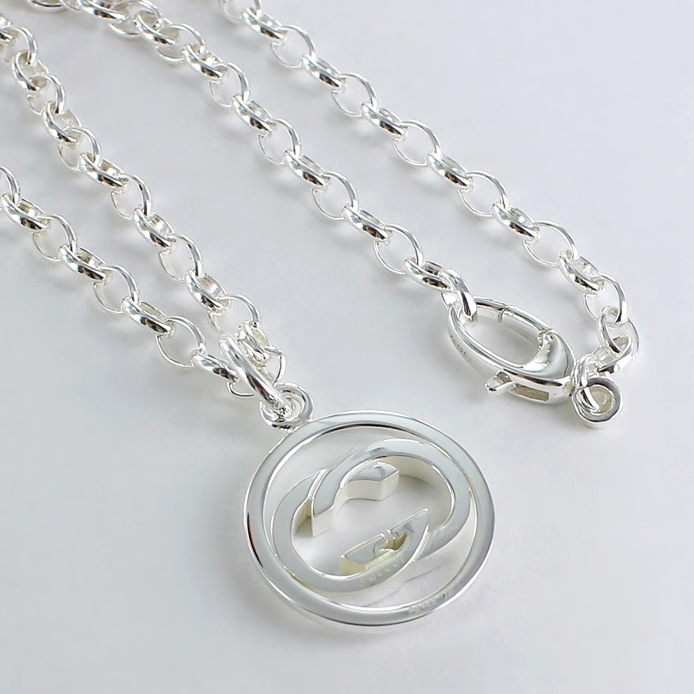 グッチ ネックレス メンズ レディース シルバー925 ドッピア