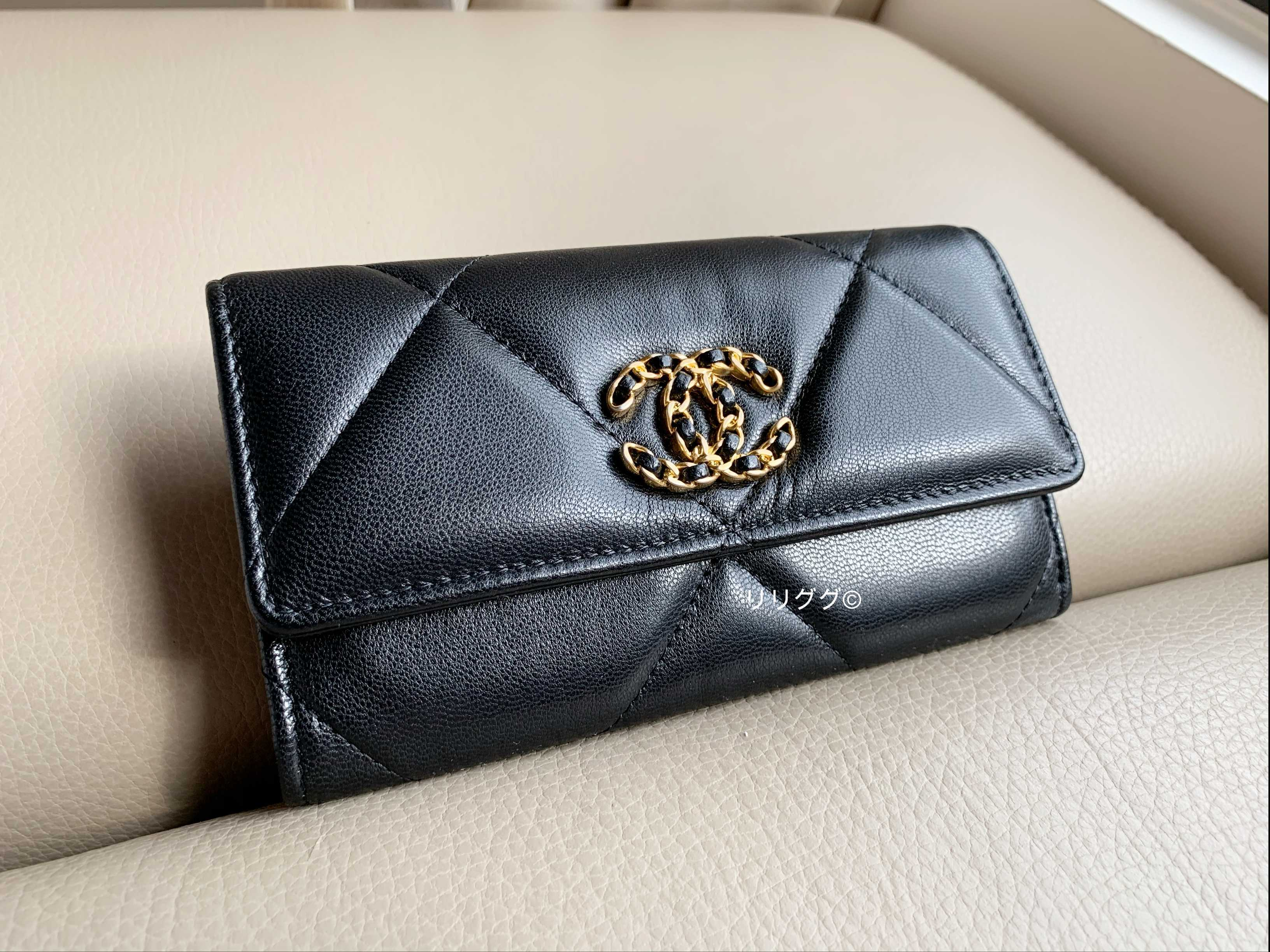 (シャネル)AP0953☆CHANEL 19 フラップ ウォレット☆