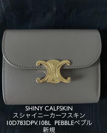 CELINE【入手困難】可愛い ★TRIOMPHE SMALL FLAP WALLET★ 全色