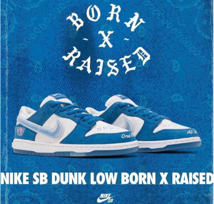 🔥新商品発売🔥超人気🔥NIKE SB x BORN×RAISED ☆ Dunk Low ‘One Block at a Time’