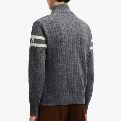 MONCLER Cardigan Piumino Navy