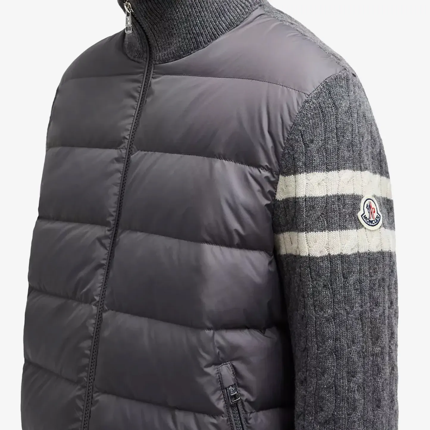 MONCLER Cardigan Piumino Navy