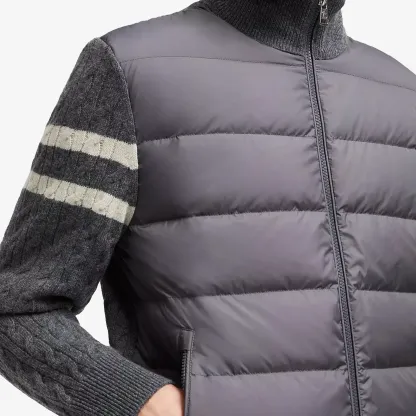 MONCLER Cardigan Piumino Navy