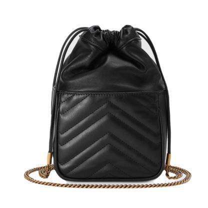 新作 グッチ GGマーモント ミニ バッグ バケット