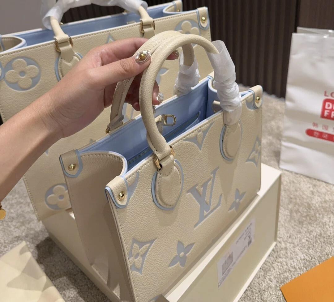 【新作！かわいいミルキーカラー♪】ルイヴィトン オンザゴー PM