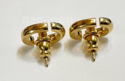 【国内直営即発】タイムレス！DIOR★CD NAVY スタッズ ピアス