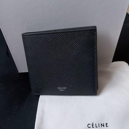 手元在庫確保★CELINE★希少メンズモデル★二つ折り財布★ロゴ