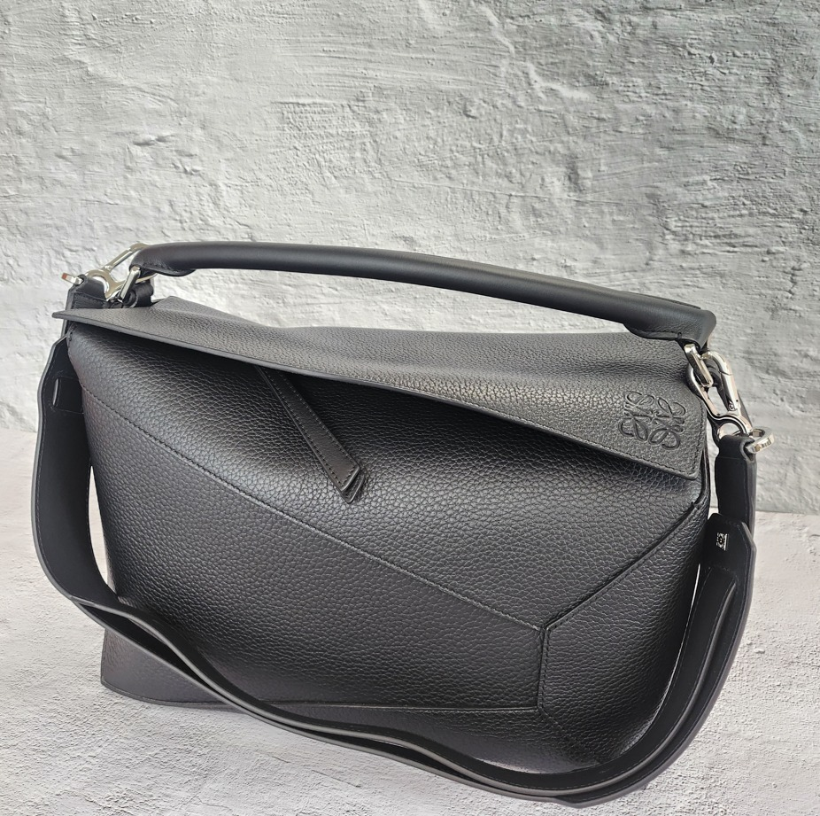 ★送料・関税込★LOEWE★ロエベ ロゴ ラージ パズルバッグ★BK