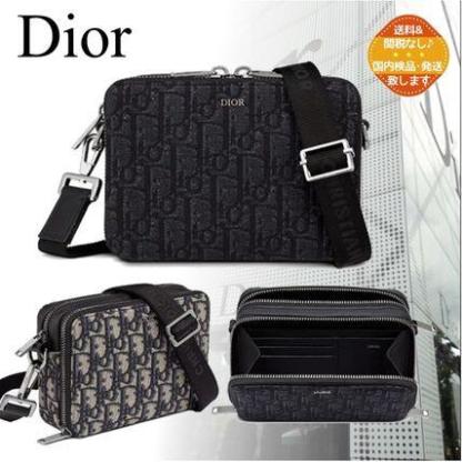 【国内直営即発】DIOR★オブリーク ジャカード ショルダーバッグ