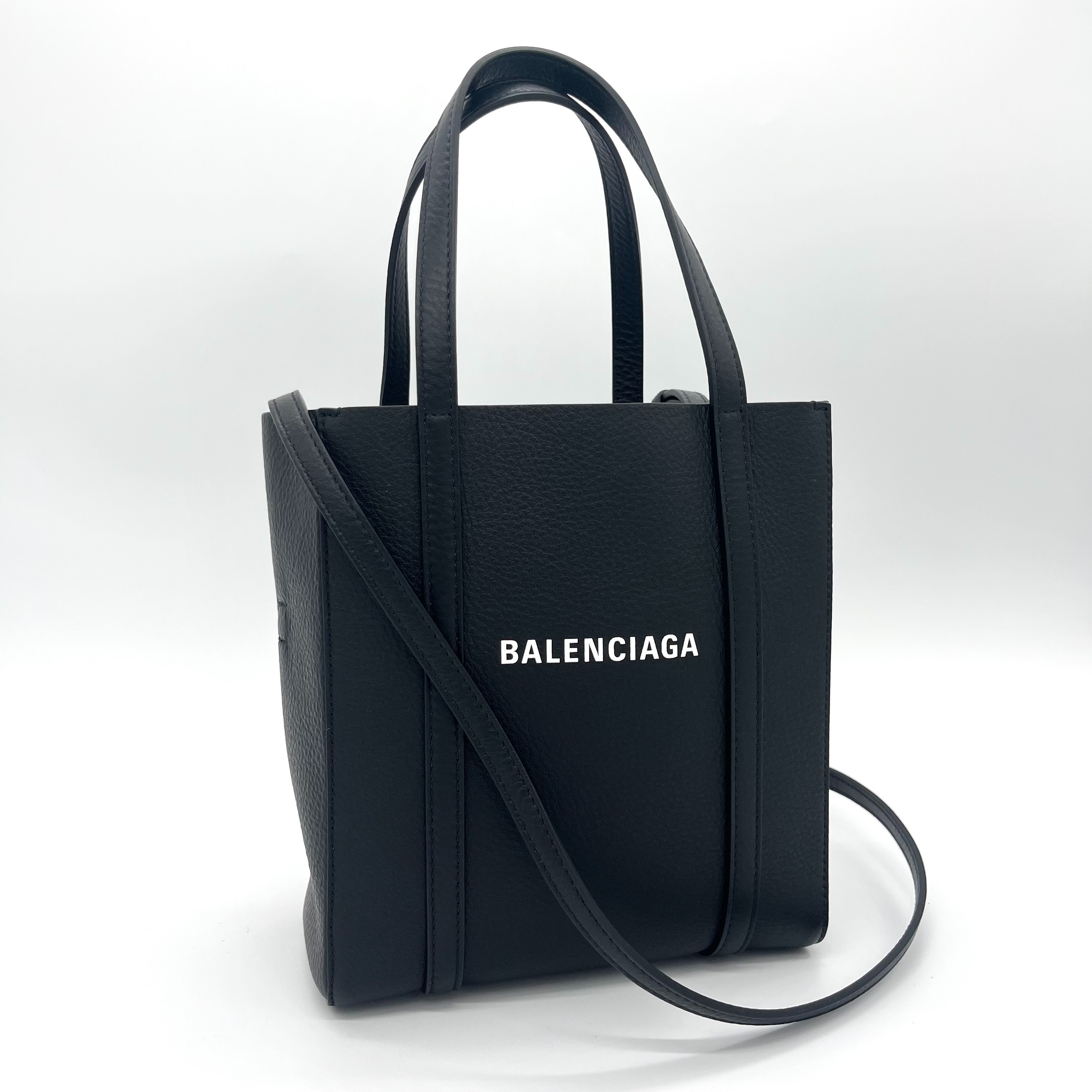 国内即発★BALENCIAGA EVERYDAY トートバッグ XXS BLACK