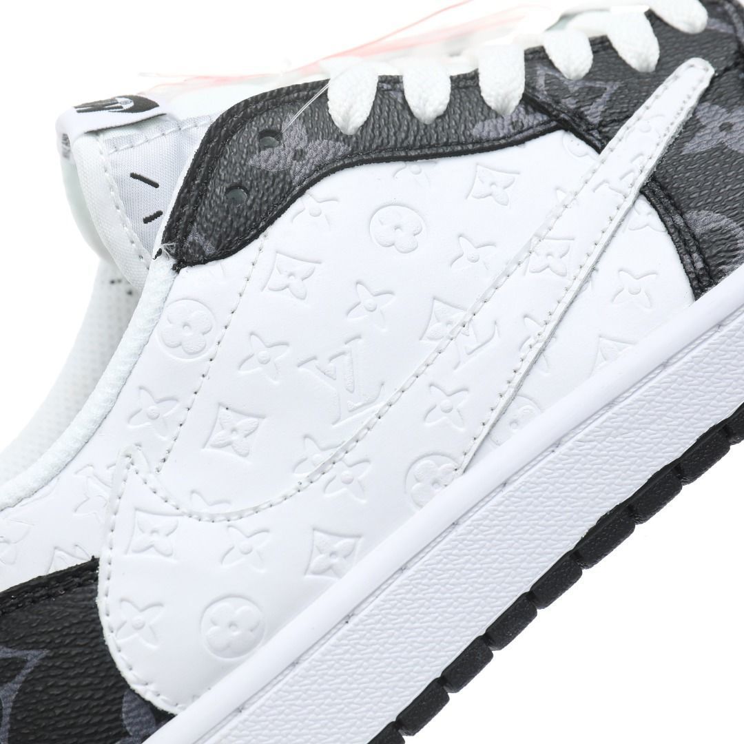 【日本未入荷】Louis Vuitton x Travis Scott x Nike Air Jordan 1 Low OG SP"Damier Azur/LV Monogram"【正規品】[代金引換]