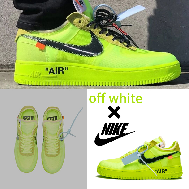 【送料無料】【正規品】 Nike Air Force 1 Low “Off-White Volt”【代金引換】