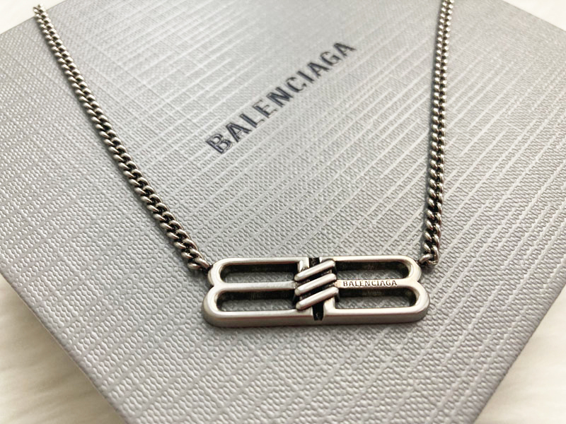 【BALENCIAGA/バレンシアガ】大人気◇BB ICON ネックレス