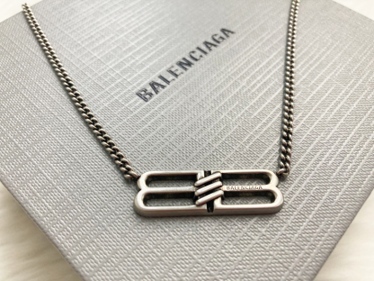 【BALENCIAGA/バレンシアガ】大人気◇BB ICON ネックレス