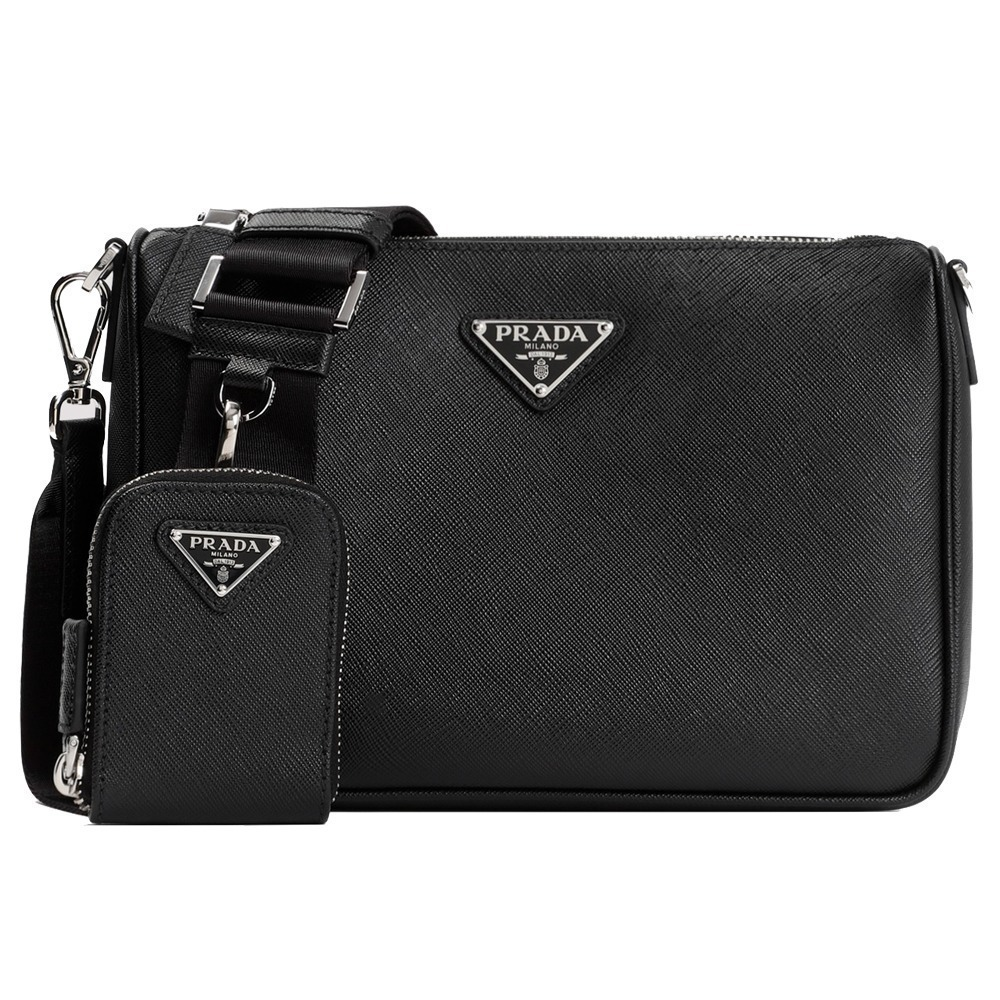 PRADA サフィアーノレザー ショルダーバッグ