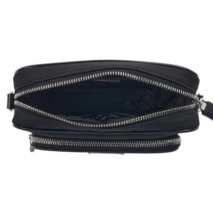 ♦PRADA♦Re-Nylon ブラッシュドレザークロスバッグ