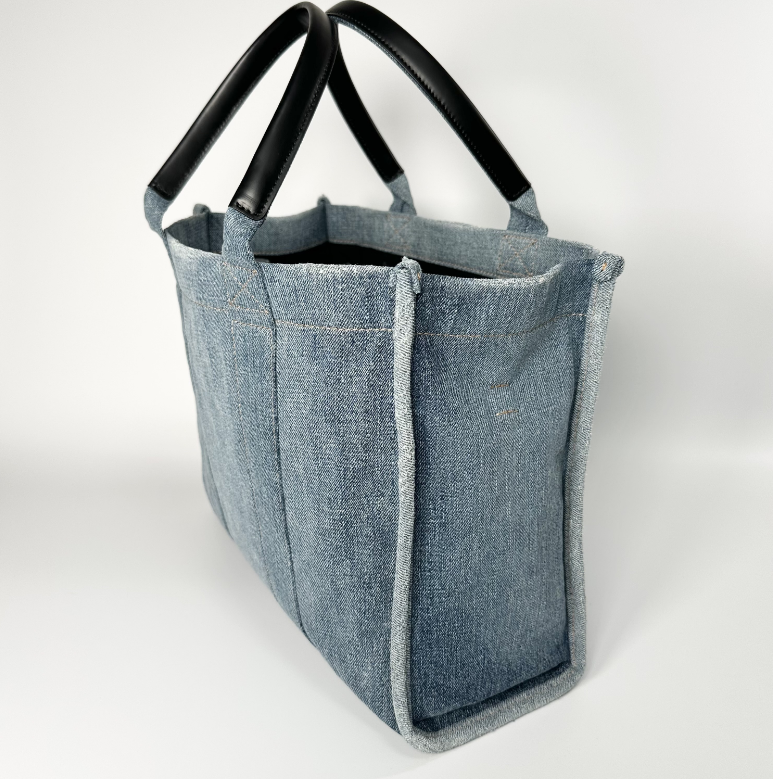 【国内即発】BALENCIAGA/ハードウェア デニム ミディアムトート