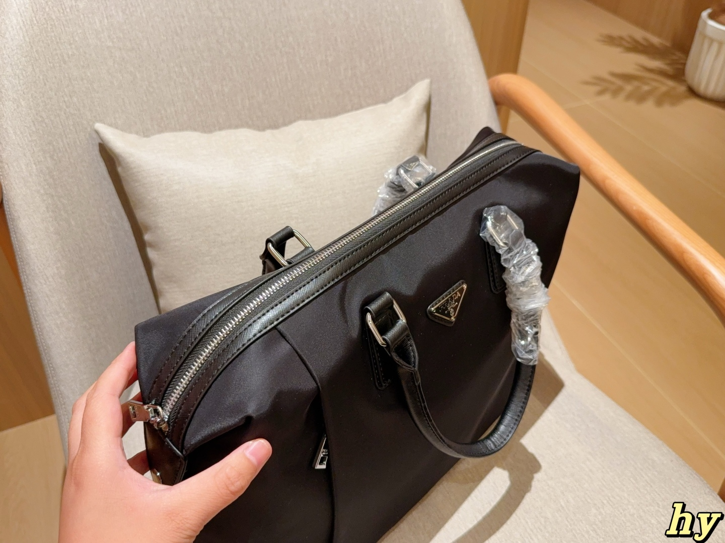 【セール】PRADA プラダ ストラップ付き ナイロン トート 1BG189