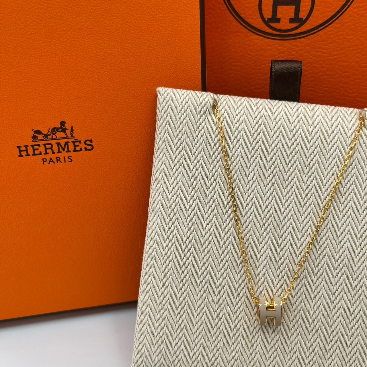 【手元に在庫あり】即日発送 エルメス ペンダント ミニポップ H