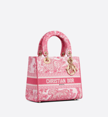 追跡付き発送【Dior】LADY D-LITE ミディアムバッグ