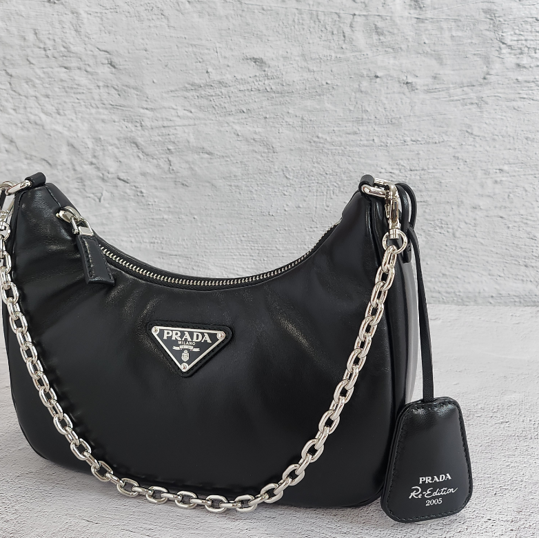 ★関税込★PRADA★Re-Edition ナッパレザー ショルダーバッグ