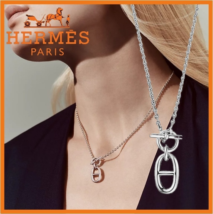 大人気で入手困難【HERMES】シェーヌダンクル ネックレス