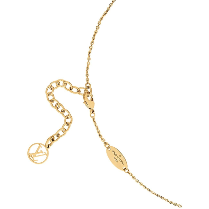 今季新作*LVロゴフラワーグラムゴールドネックレス M01234