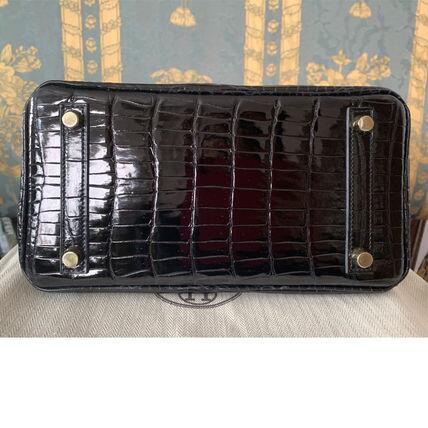 HERMES バーキン25 ポロサス クロコダイル ニロティカス 黒G金具