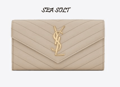 【Saint Laurent】定番！モノグラム キルティングレザー 長財布