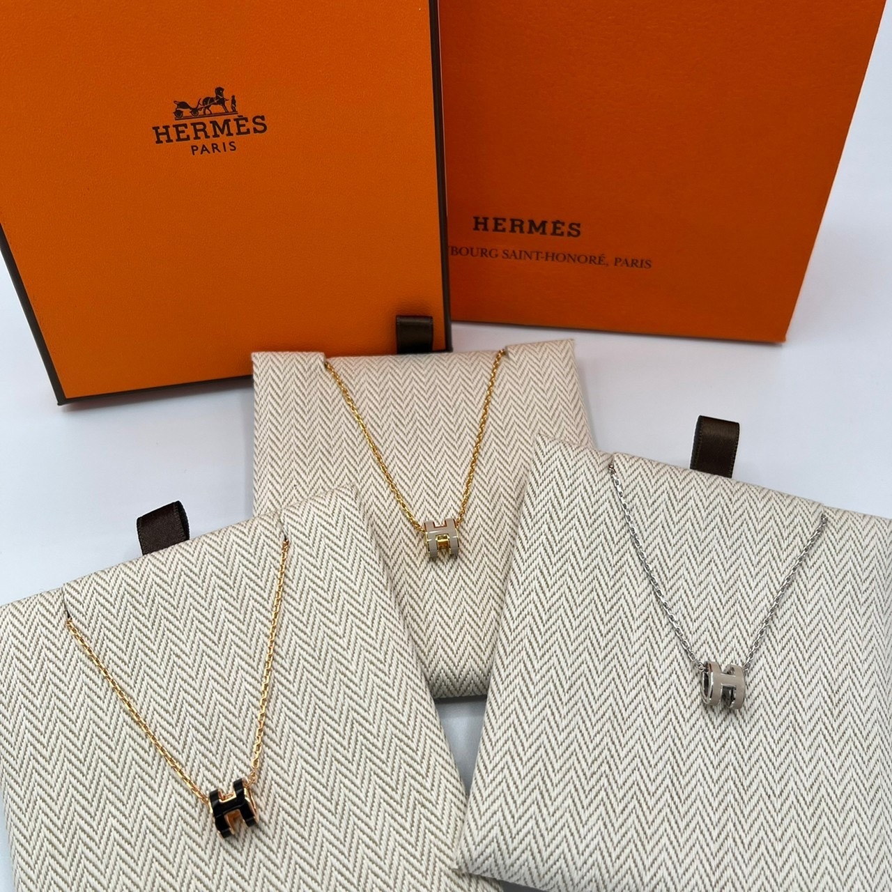 【手元に在庫あり】即日発送 エルメス ペンダント ミニポップ H