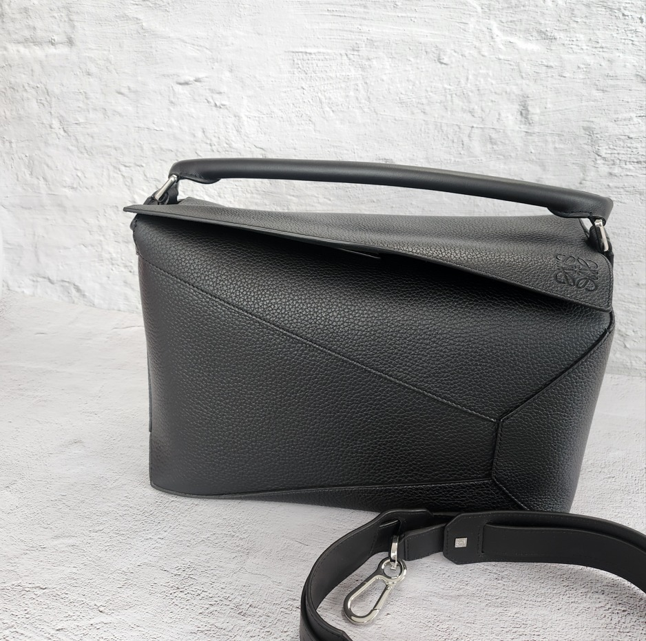 ★送料・関税込★LOEWE★ロエベ ロゴ ラージ パズルバッグ★BK