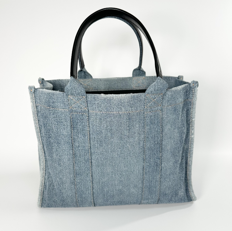 【国内即発】BALENCIAGA/ハードウェア デニム ミディアムトート