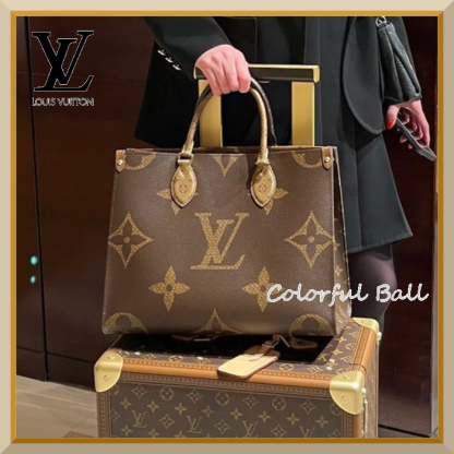 【メンズに大人気】Louis Vuitton　オンザゴー MM　トートバッグ