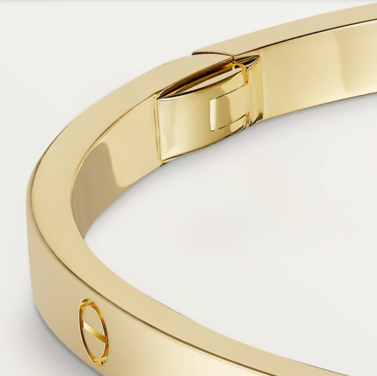 明るく美しい輝き◆Cartier◆18K LOVE ブレスレット