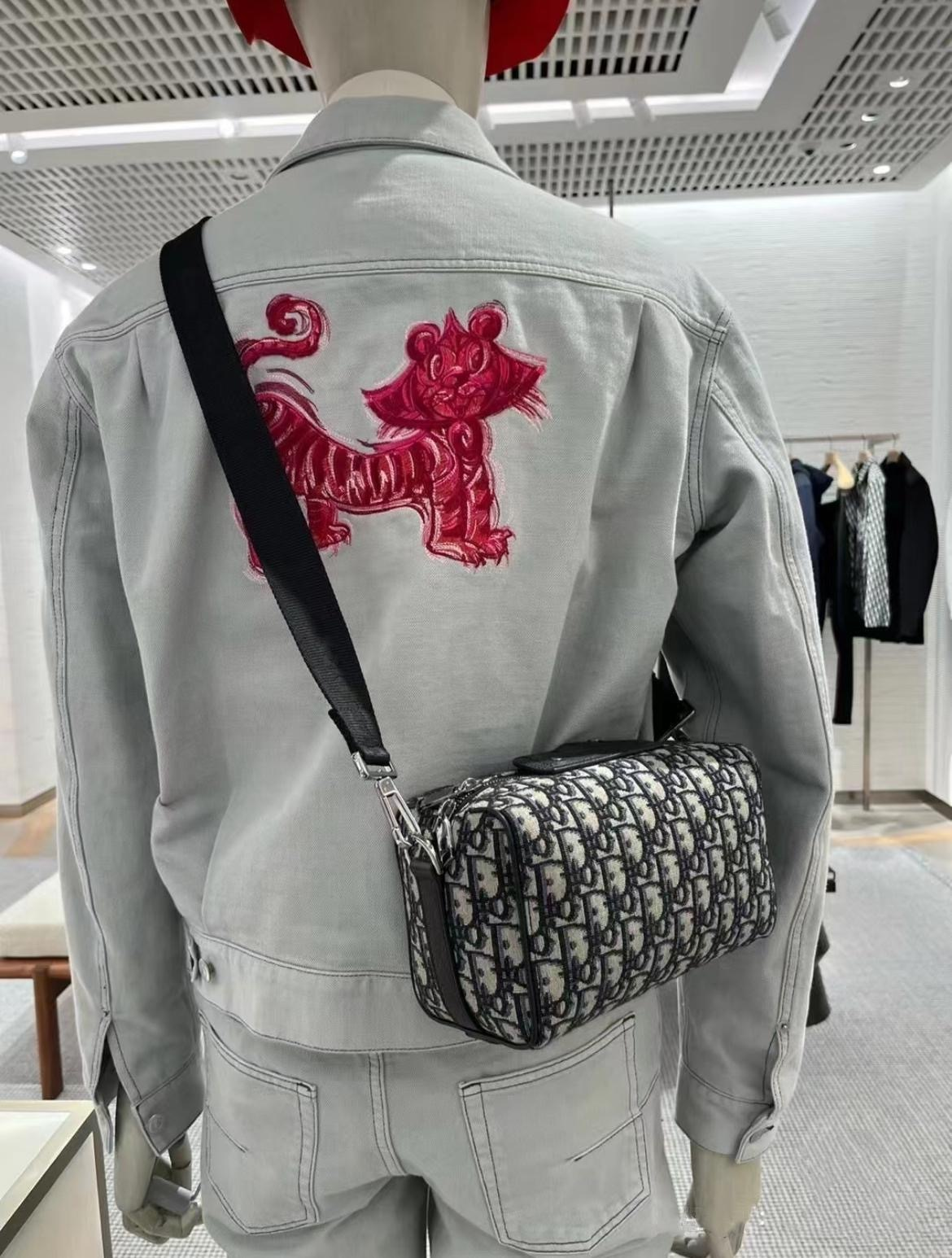 Dior LINGOT 22 バッグ　ディオール オブリーク ジャカード