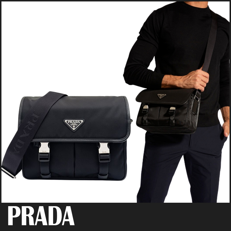 ☆送料関税込☆PRADA Re Nylon メンズ ショルダーバッグ☆超人気