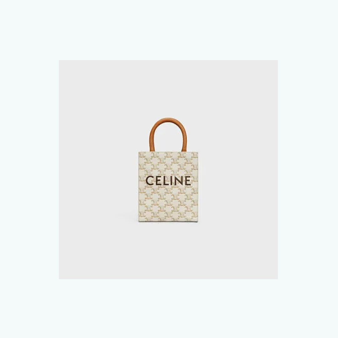 ◆国内発送◆【CELINE】ミニバーティカル カバ ２way キャンバス