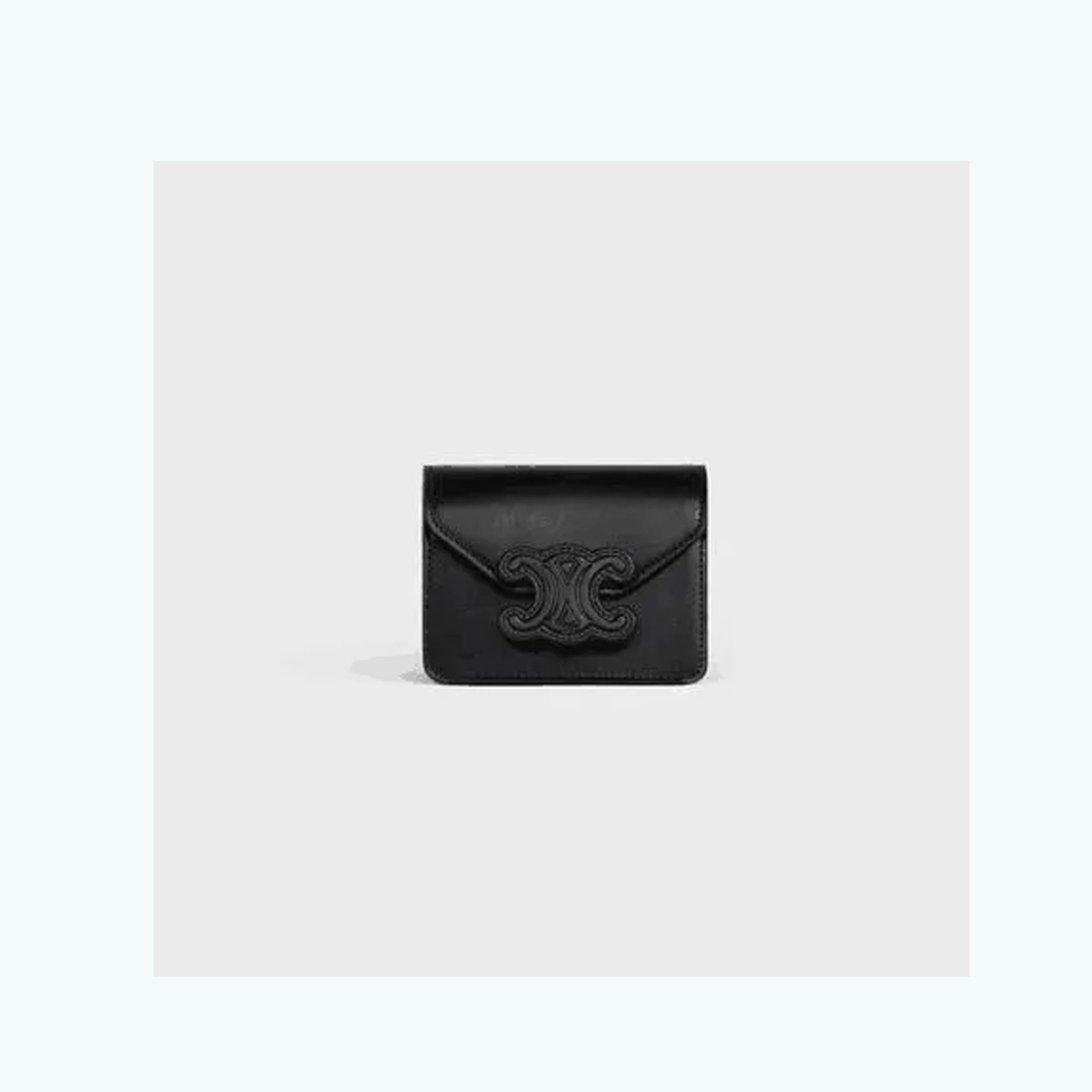 CELINE★CARD HOLDER WITH CUIR CHAIN