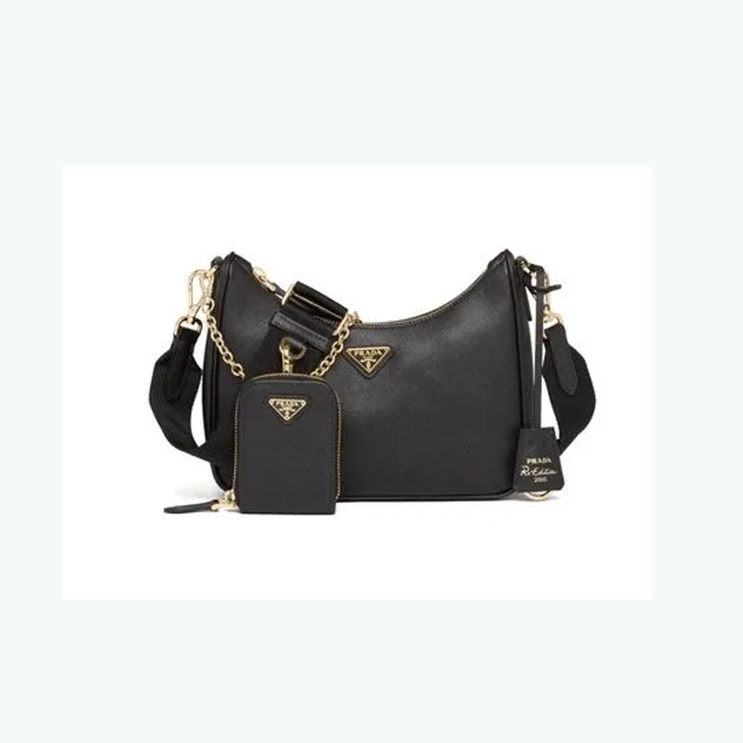 ★関税込★PRADA★Re-Edition 2005 サフィアーノレザー バッグ★