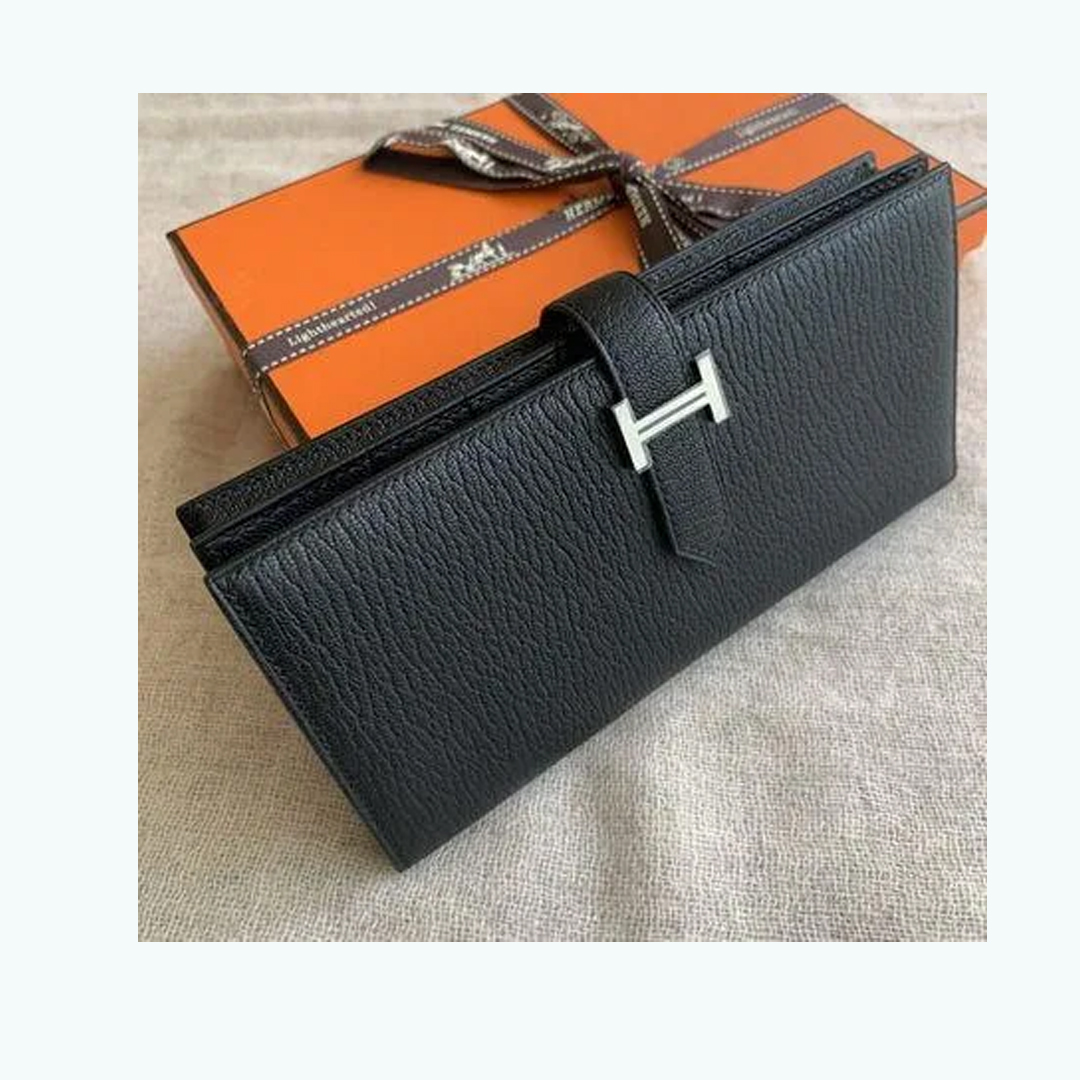 【入手困難★超レア】エルメス Bearn べアン スフレ 長財布 黒