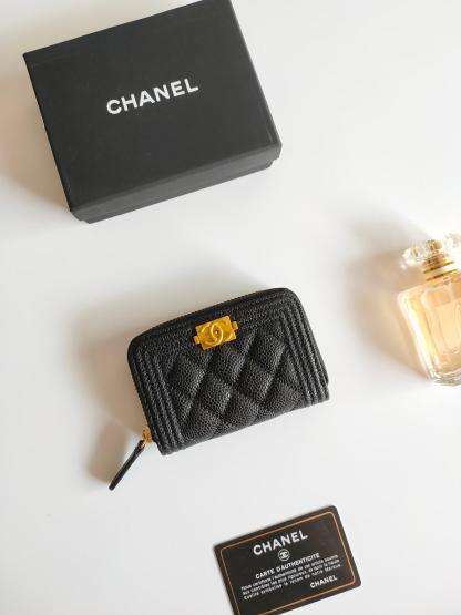 CHANEL☆BOY CHANEL ジップ ウォレット