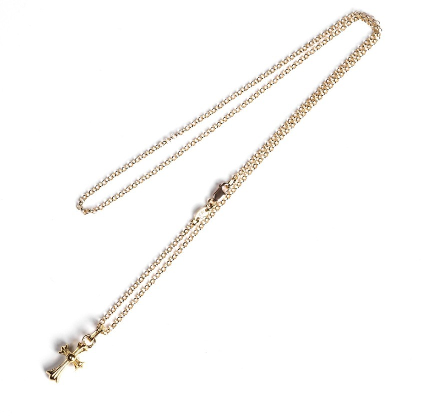 ★Chrome Hearts★22K★Baby Fat Cross チャームネックレス