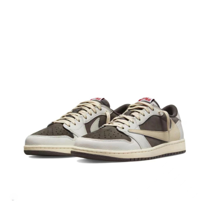 ★NIKE★送関込★激レア確定！世界が欲しがるプレミアムな逸足♪ TRAVIS SCOTT X AIR JORDAN 1 LOW OG【本物